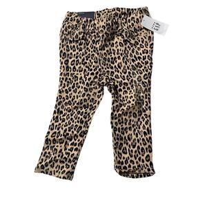 Baby GAP Leopard Jeans Infant Girls Size 18-24 months New with Tags Cotton Smoke